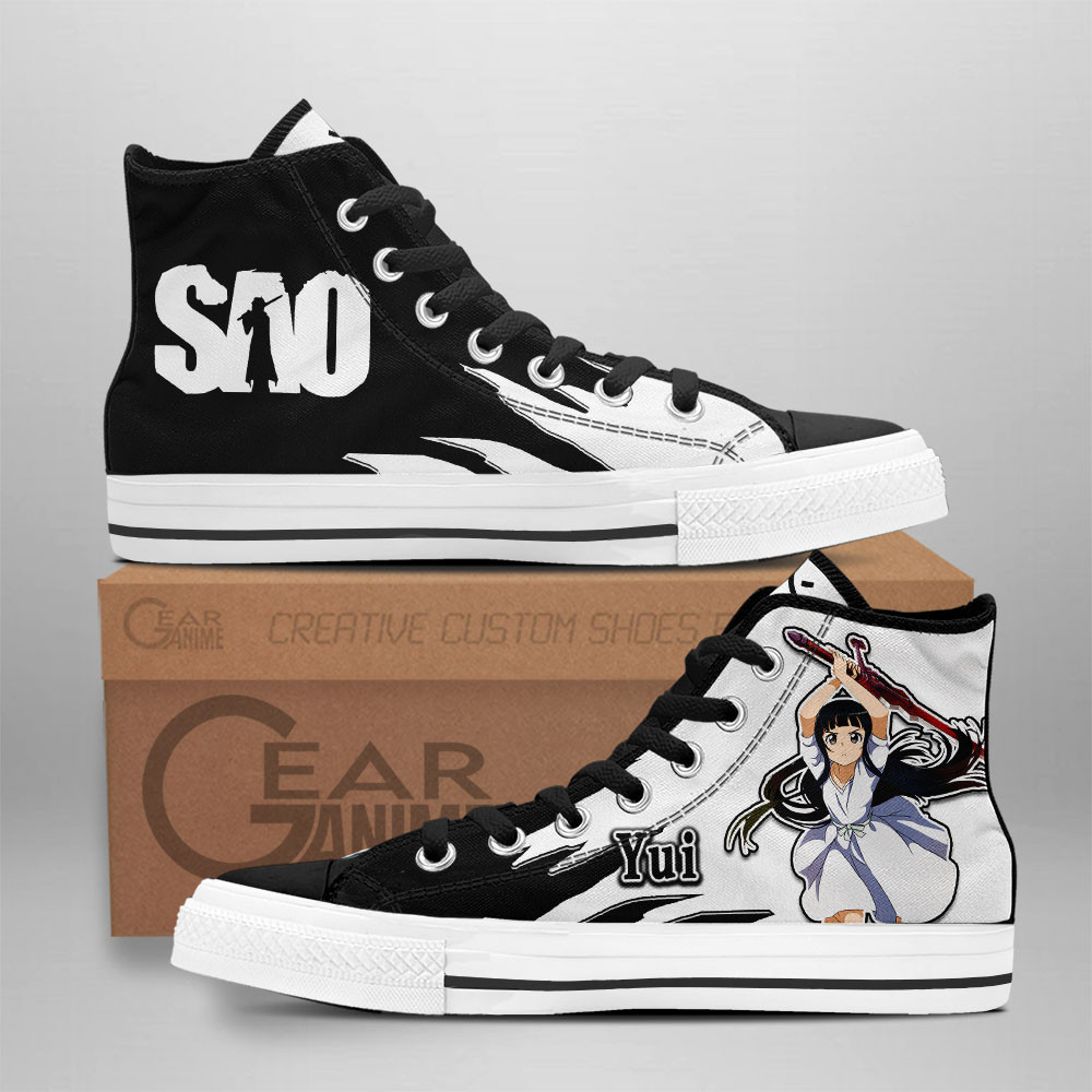 Yui Custom Anime High-Top Canvas Shoes