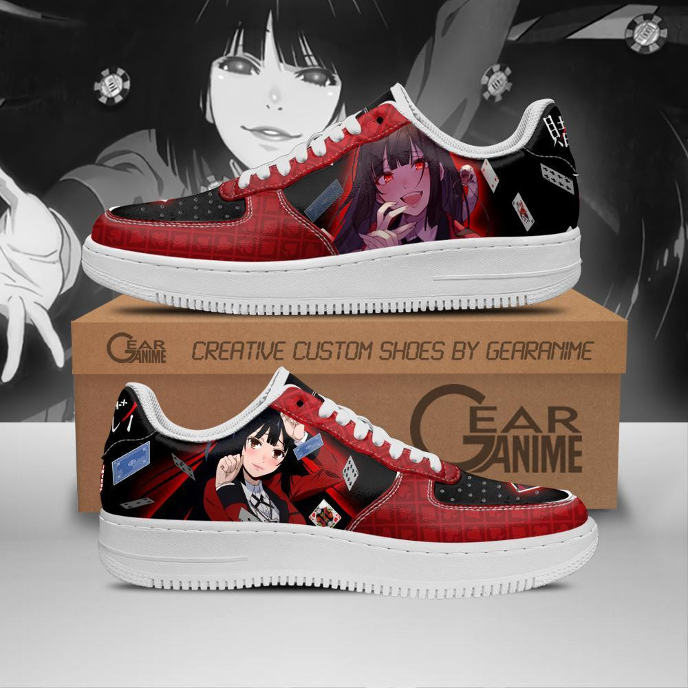 Yumeko Jabami Custom Anime Low-Top Leather Sneakers