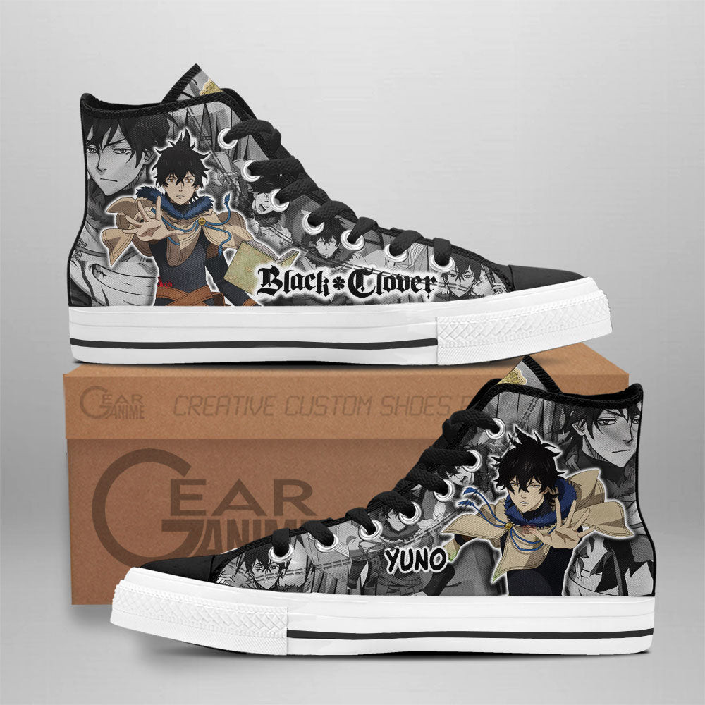Yuno Custom Anime High-Top Canvas Shoes
