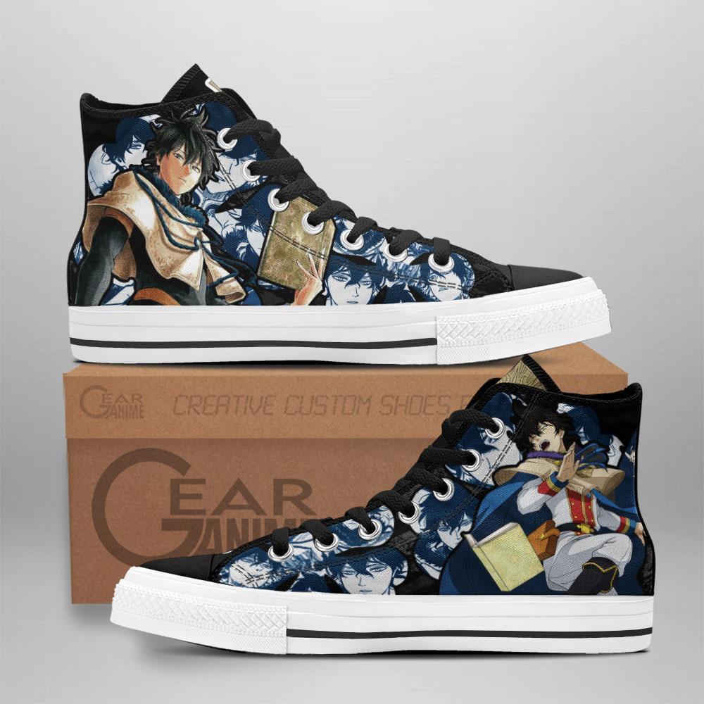 Yuno Custom Anime High-Top Canvas Shoes TT0309