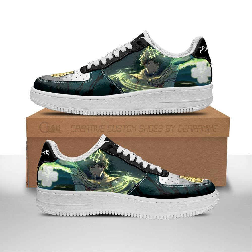 Yuno Custom Anime Low-Top Leather Sneakers
