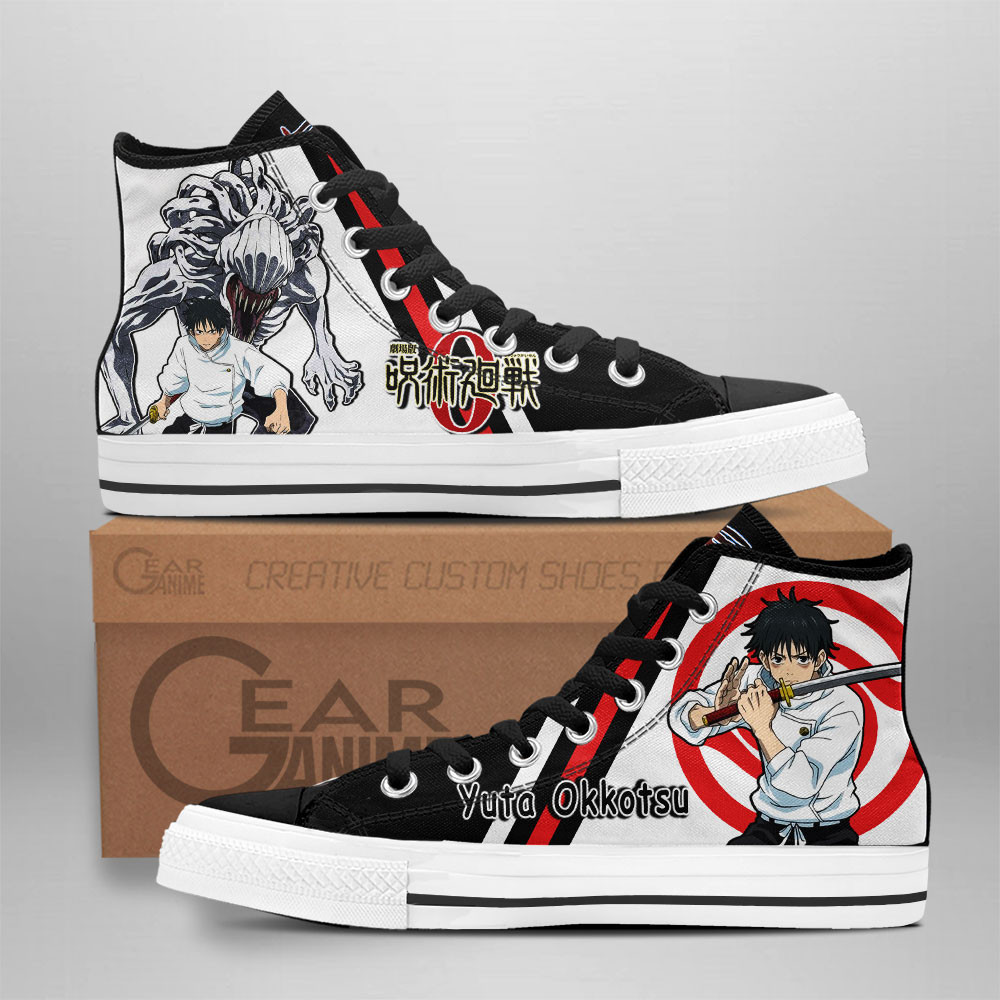 Yuta Okkotsu Custom Anime High-Top Canvas Shoes NTT210