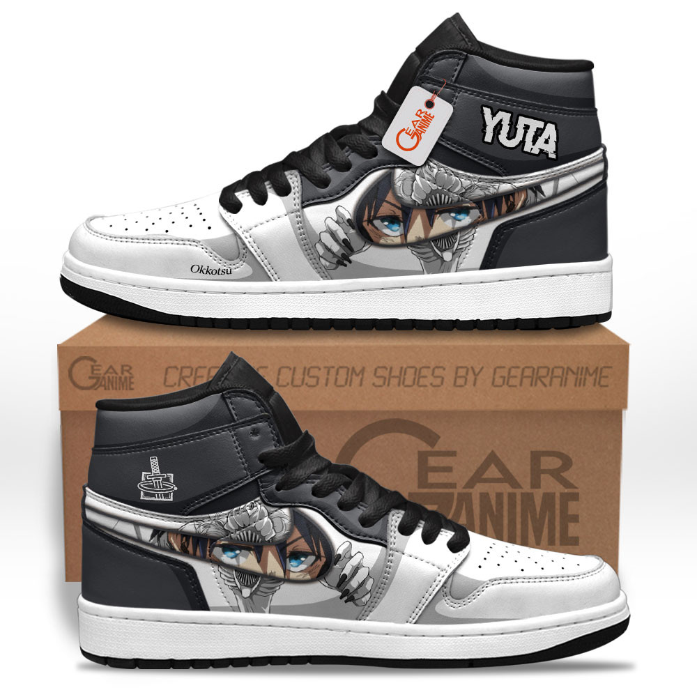 Yuta Okkotsu High-Top Leather Sneakers Custom Name