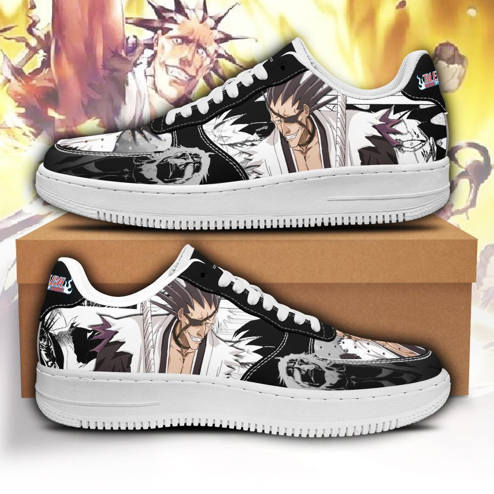 Zaraki Kenpachi Custom Anime Low-Top Leather Sneakers