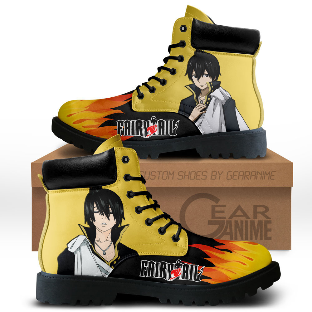 Zeref Dragneel Custom Anime Combat Boots NTT071