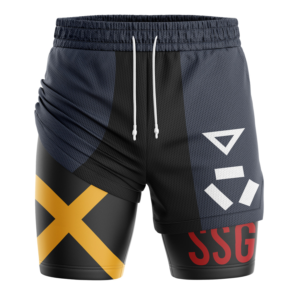 Zoro Egghead One Piece 2-in-1 Performance Shorts