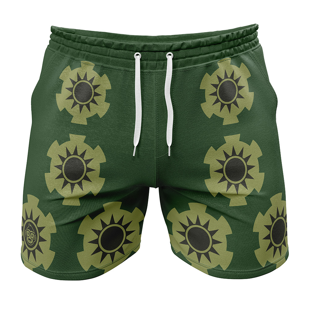 Zoro Wano V2 One Piece Gym Shorts