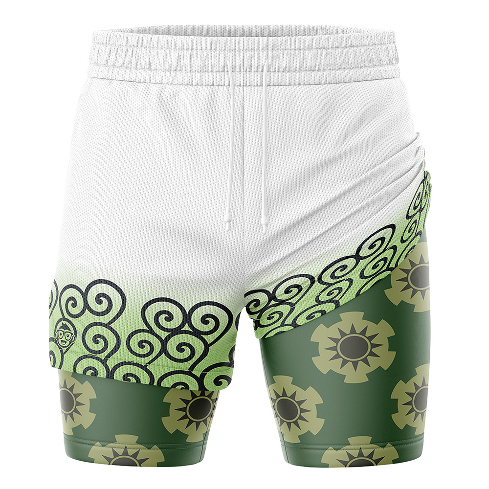 Zoro Wano V3 One Piece 2-in-1 Performance Shorts