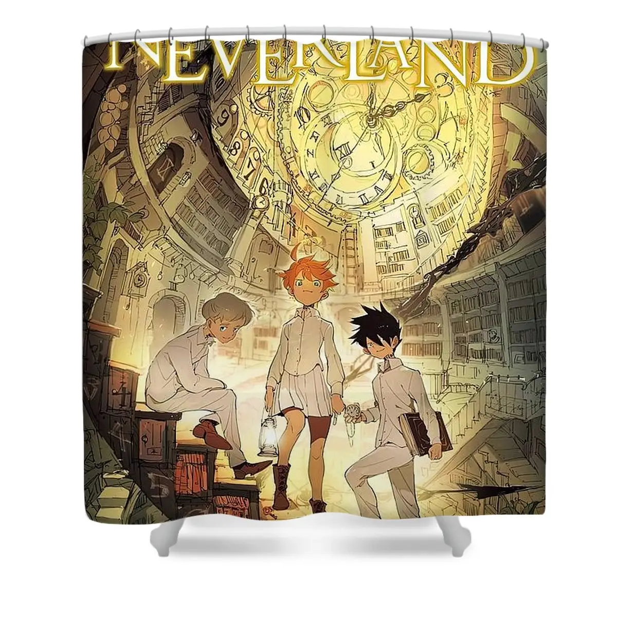 2025 New Arrival The Promised Neverland Shower Curtain | Anime Shower Curtains
