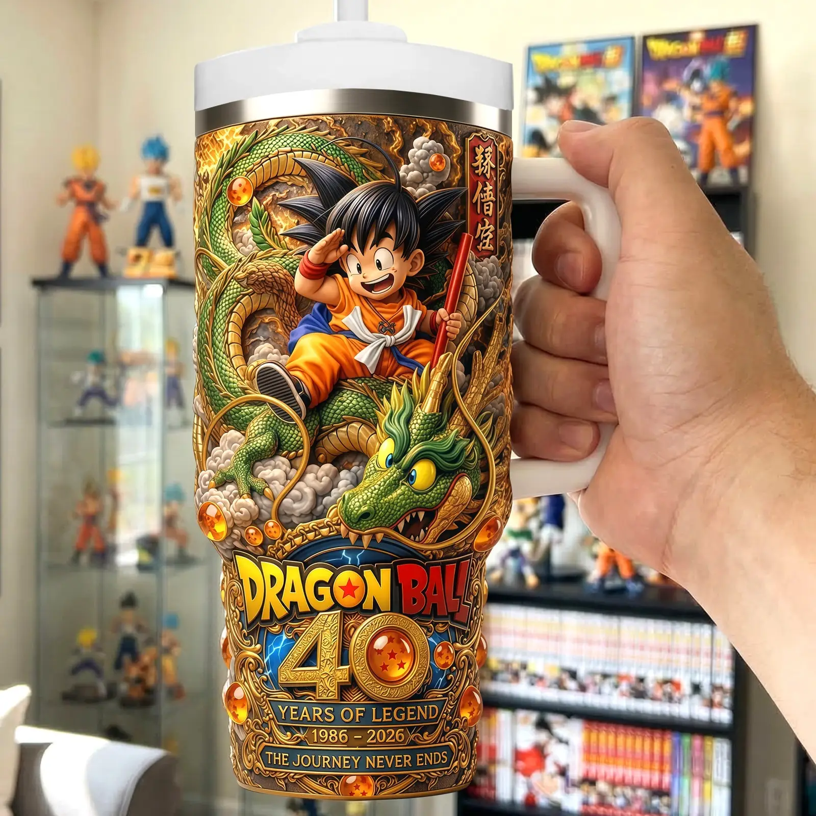 40 Years Legendary Warrior 40oz Tumbler  Gifts For Anime Lover Tumbler 02TYQN170326