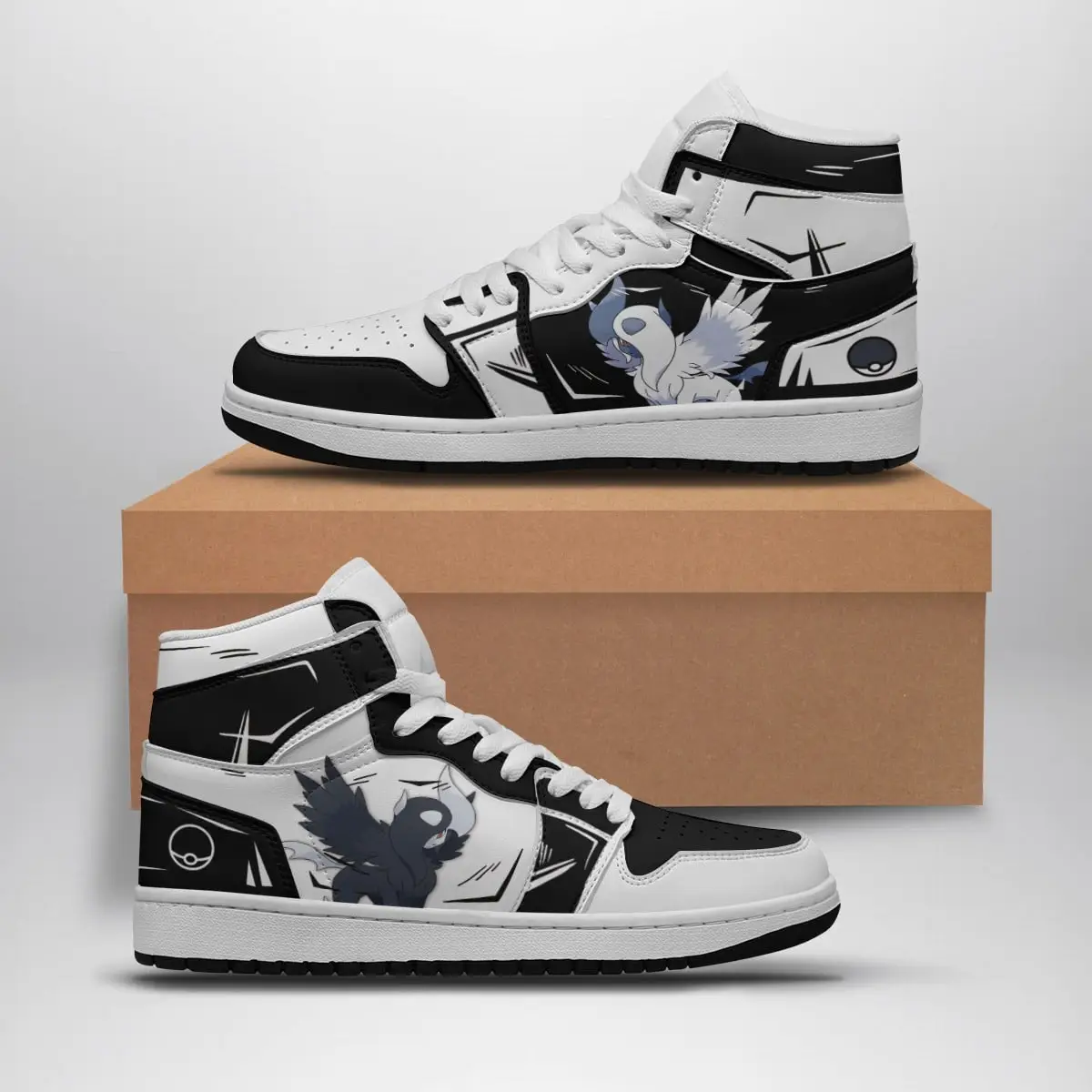 Absol Pokemon Air Jordan 1 Shoes