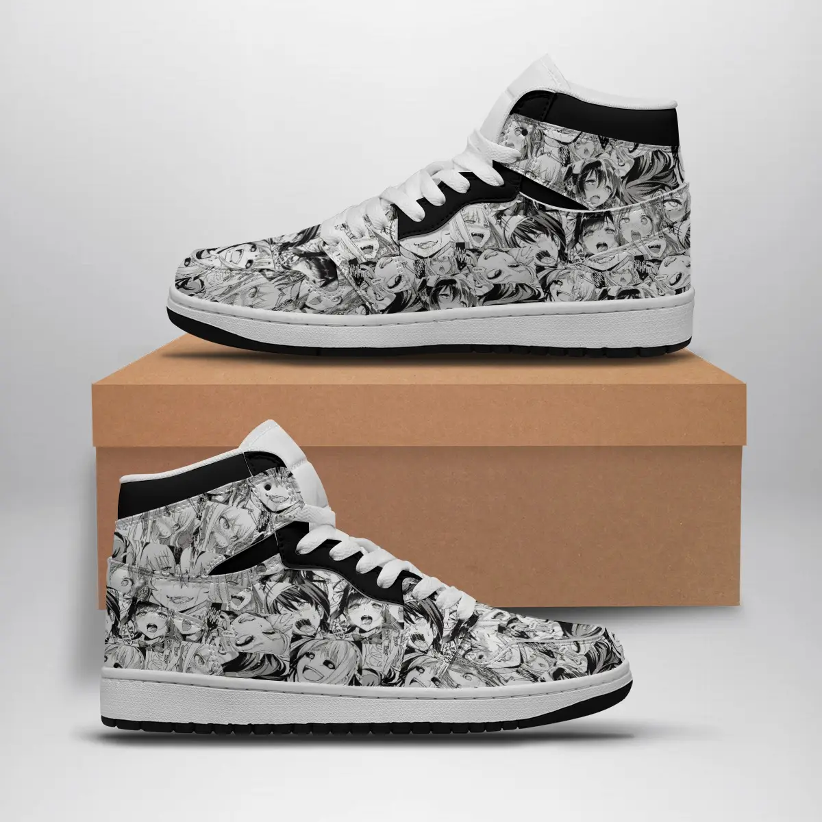 Ahegao Air Jordan 1 Shoes