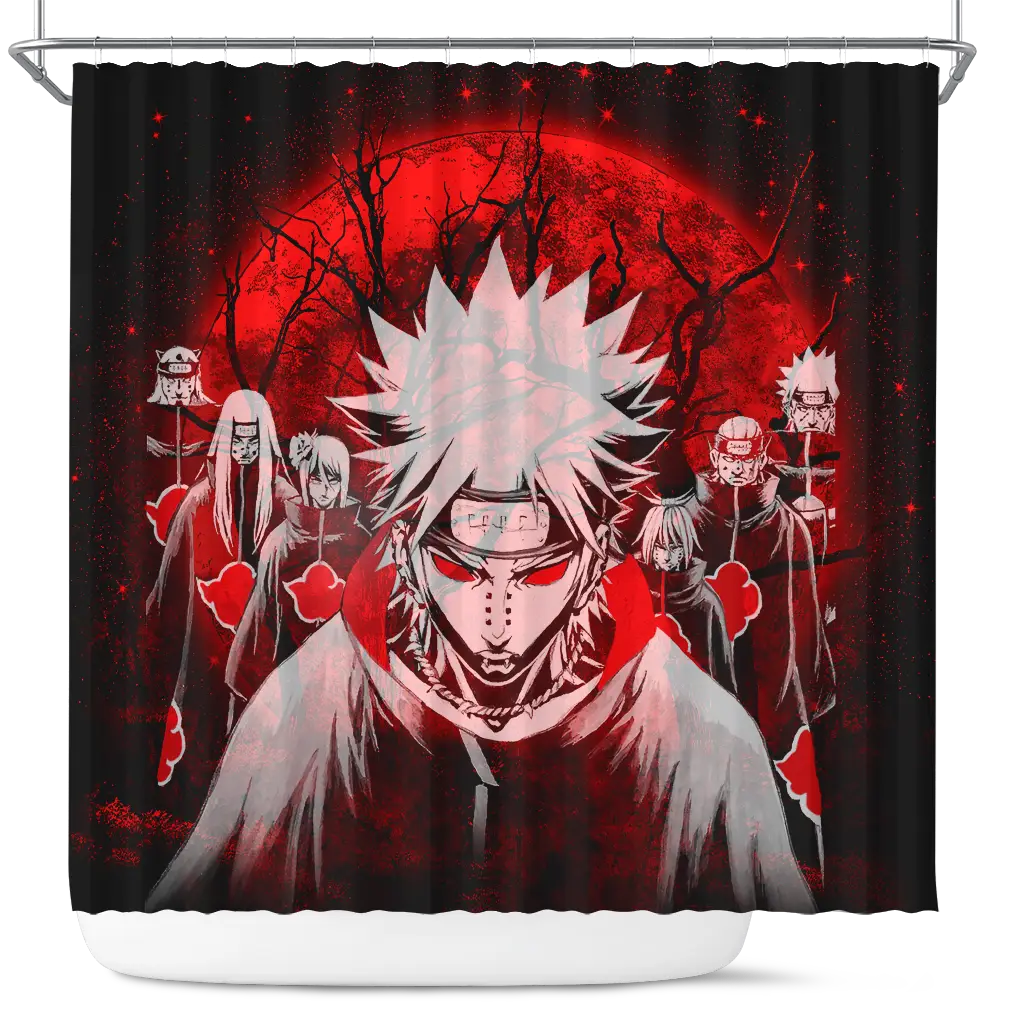 Akatsuki Moonlight Shower Curtain