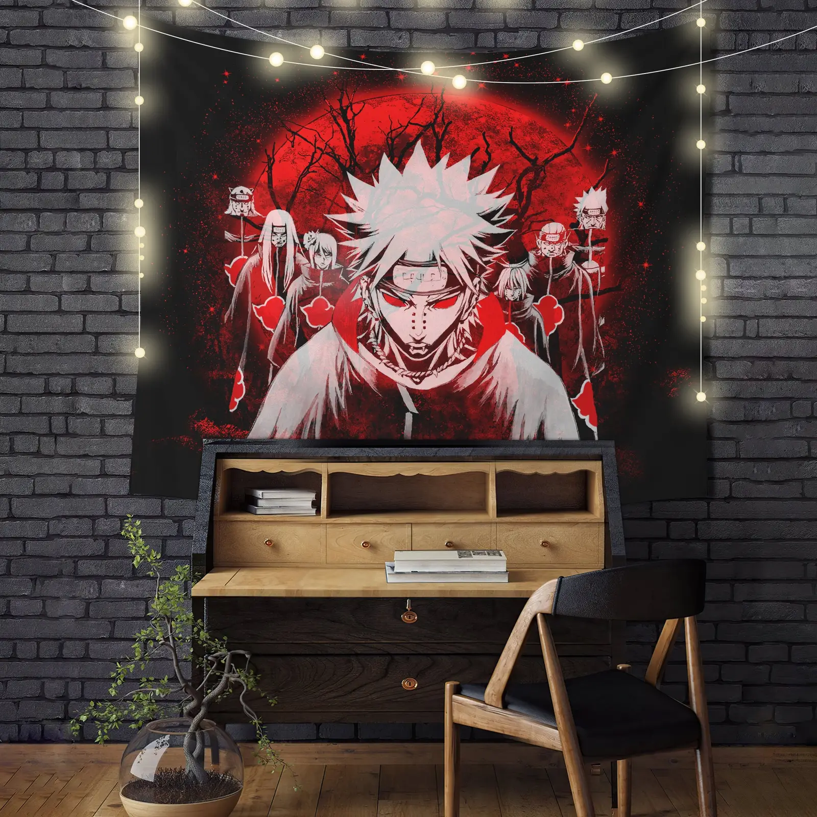 Akatsuki Moonlight Tapestry Room Decor