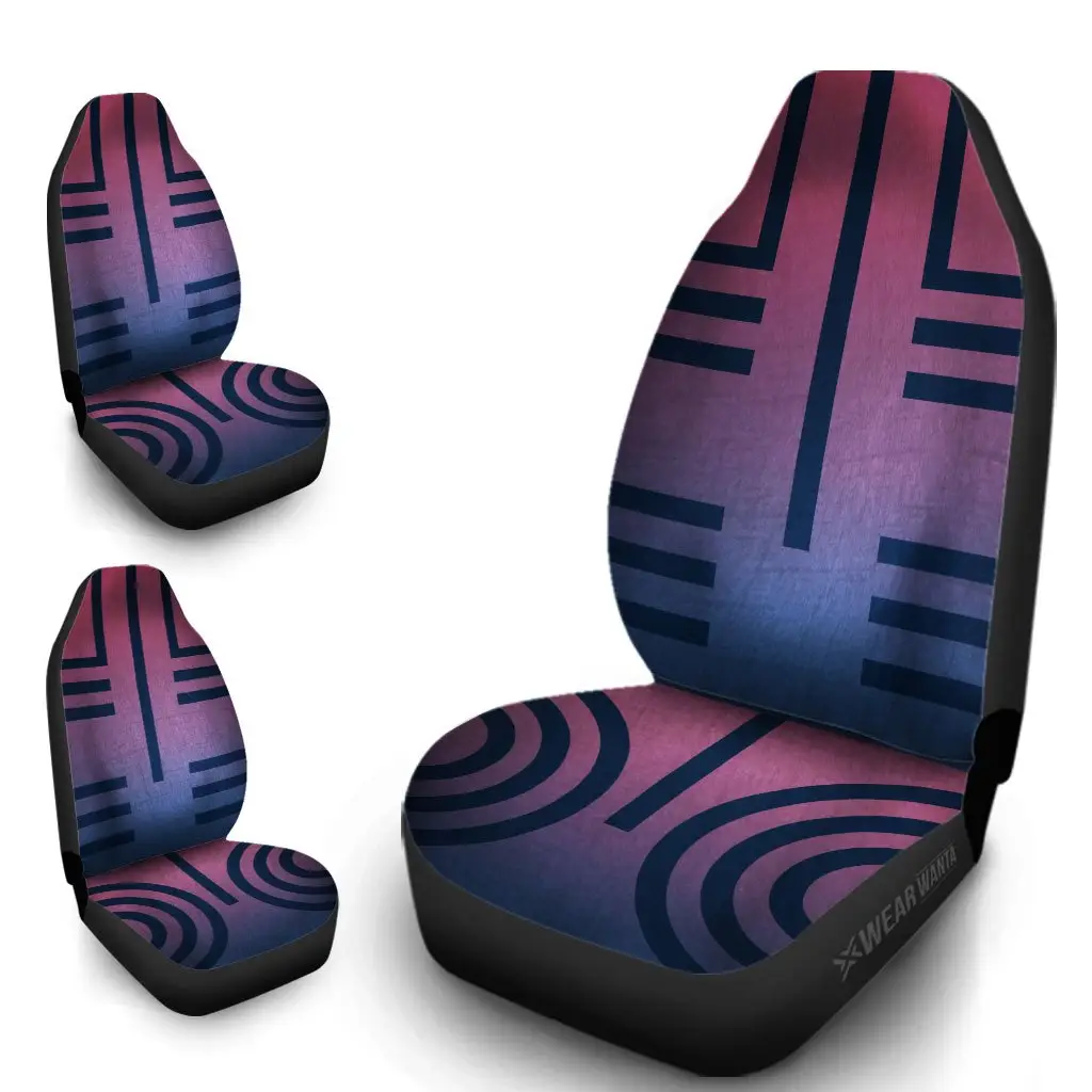 Akaza Car Seat Covers Custom Akaza Uniform Demon Slayer Anime Car Accessories Anime Gifts