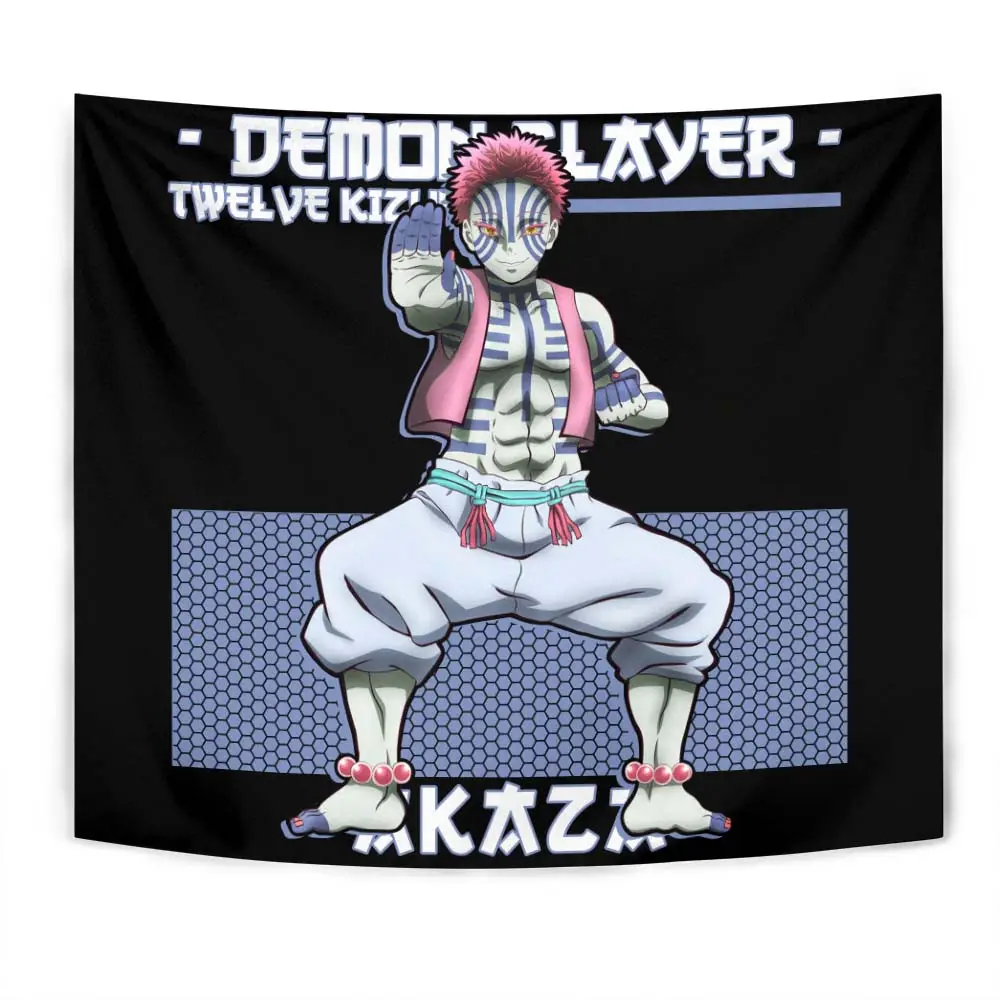 Akaza Tapestry Custom Anime Wall Decor