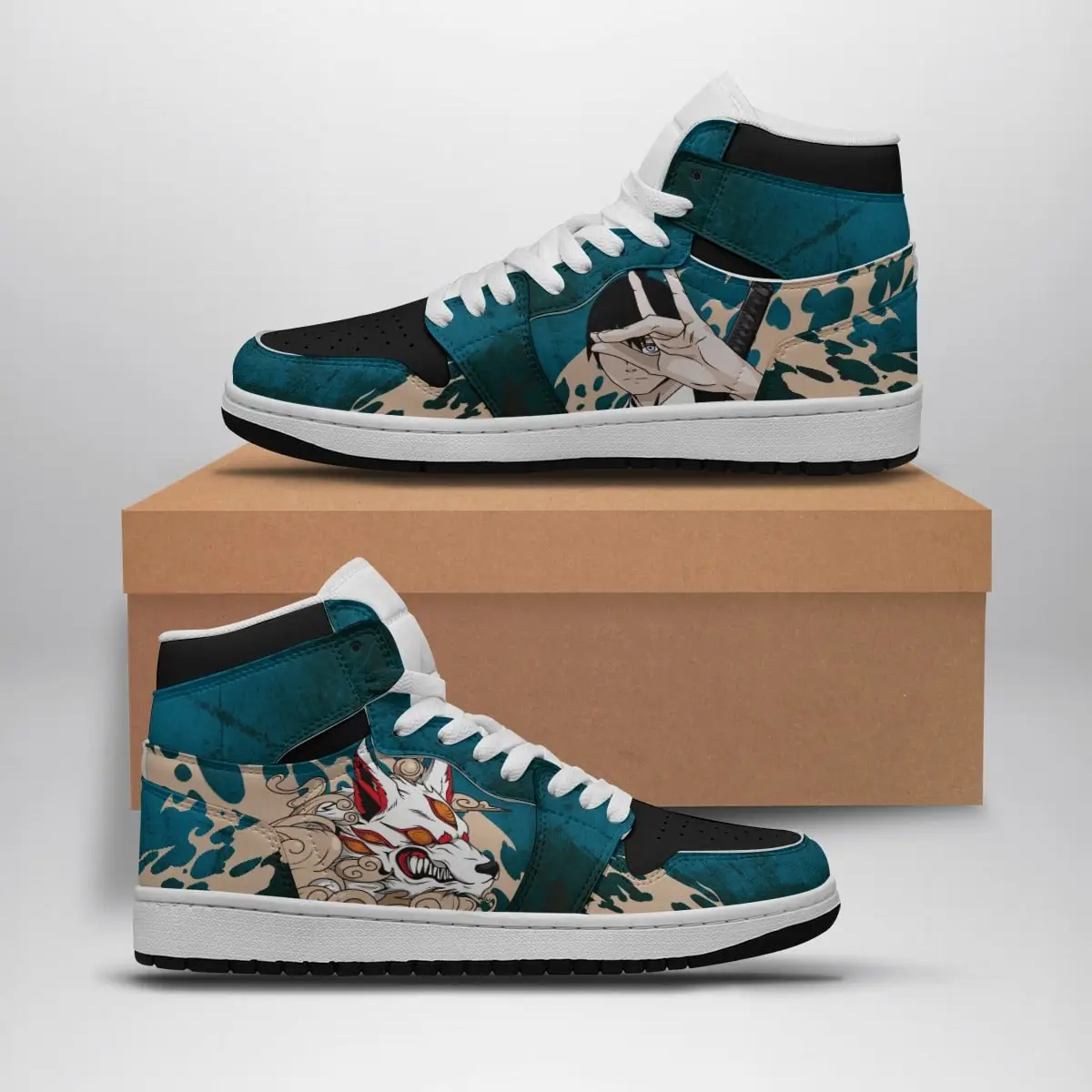 Aki Chainsaw Man Air Jordan 1 Shoes