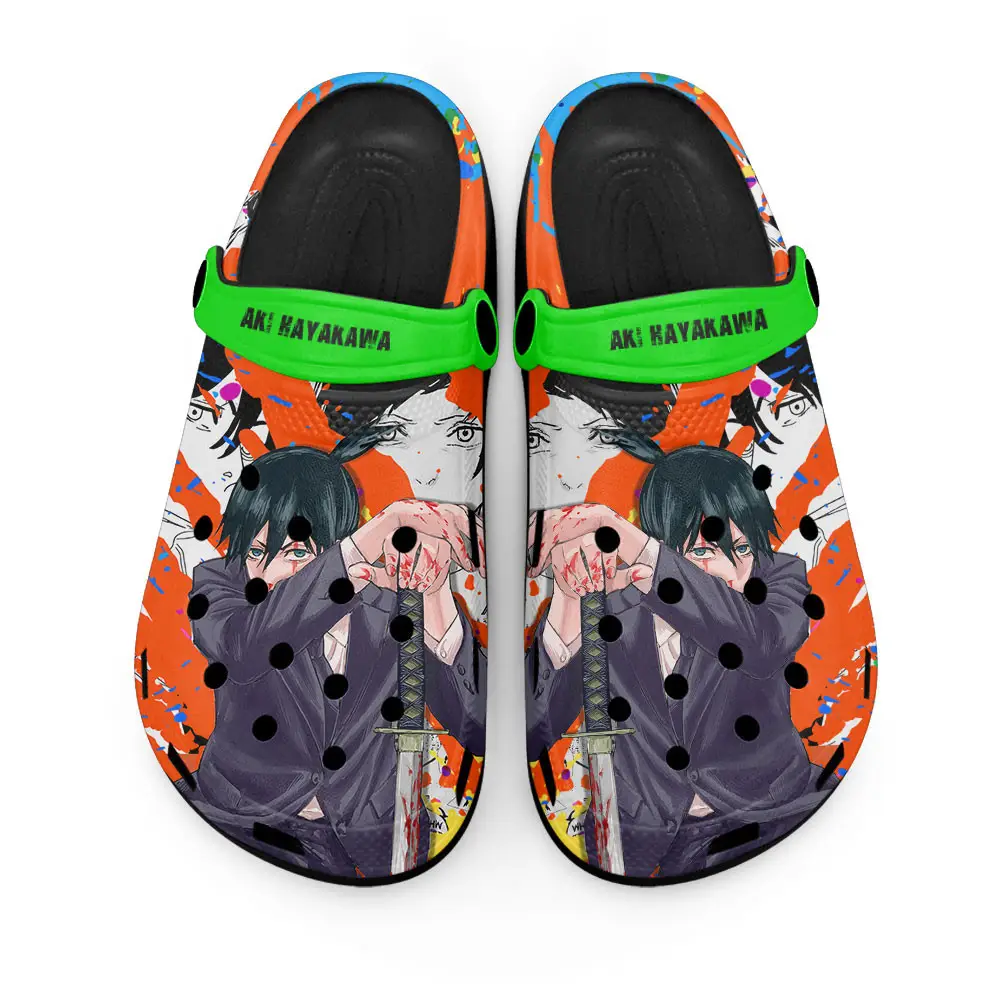 Aki Hayakawa Personalized Anime Clogs