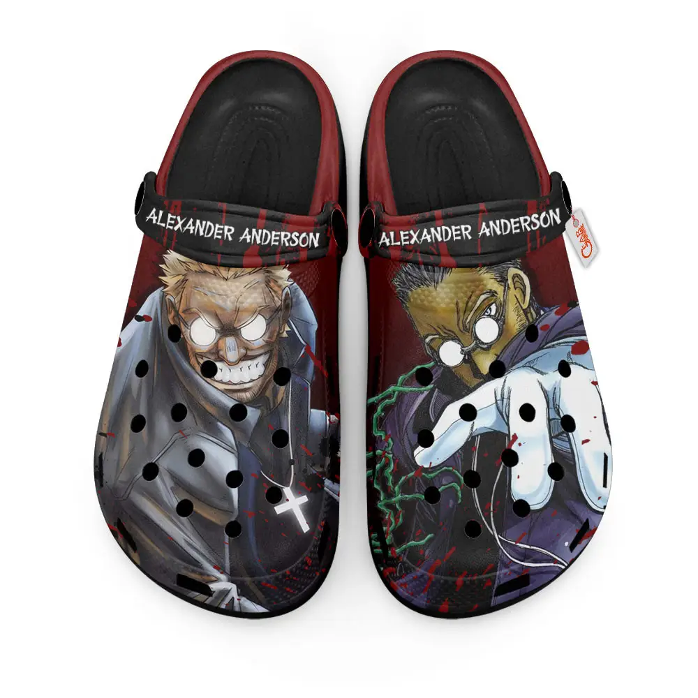 Alexander Anderson Horror Halloween Edition Custom Anime Clogs