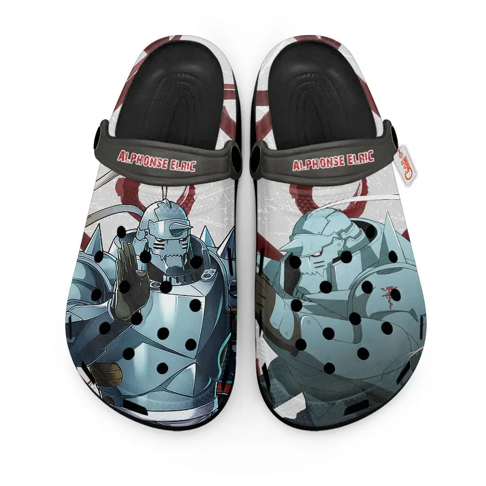 Alphonse Elric Personalized Anime Clogs