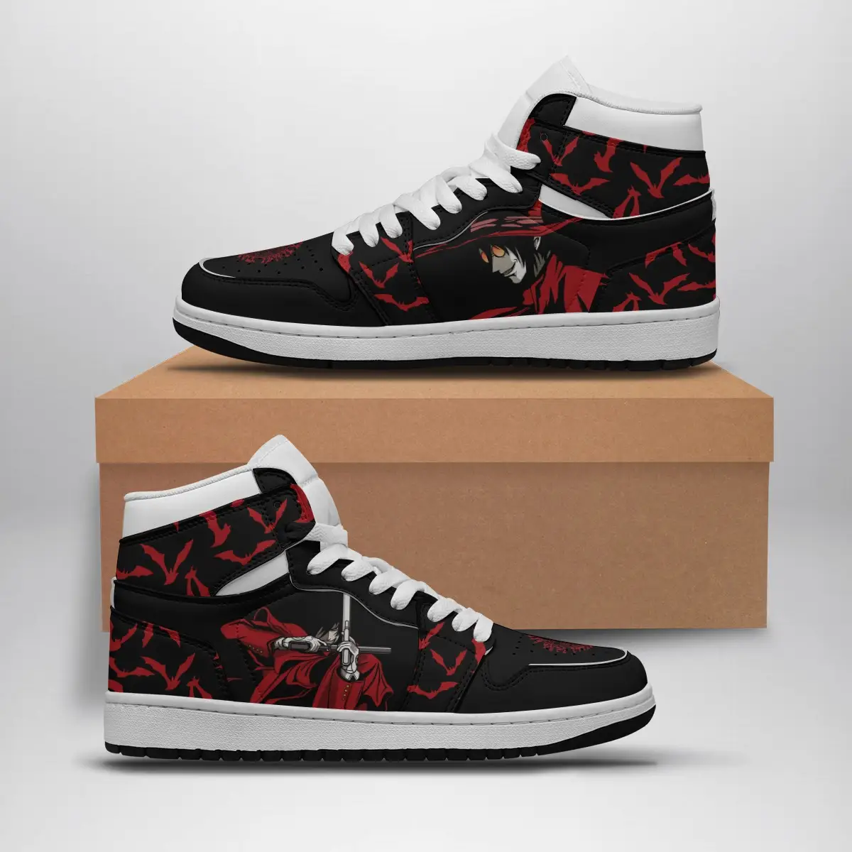 Alucard Hellsing Air Jordan 1 Shoes