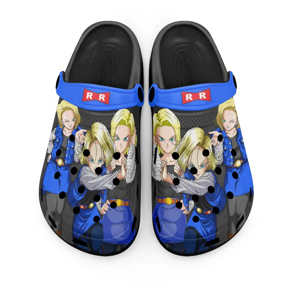 Android 18 Premium EVA Clogs Pattern Style