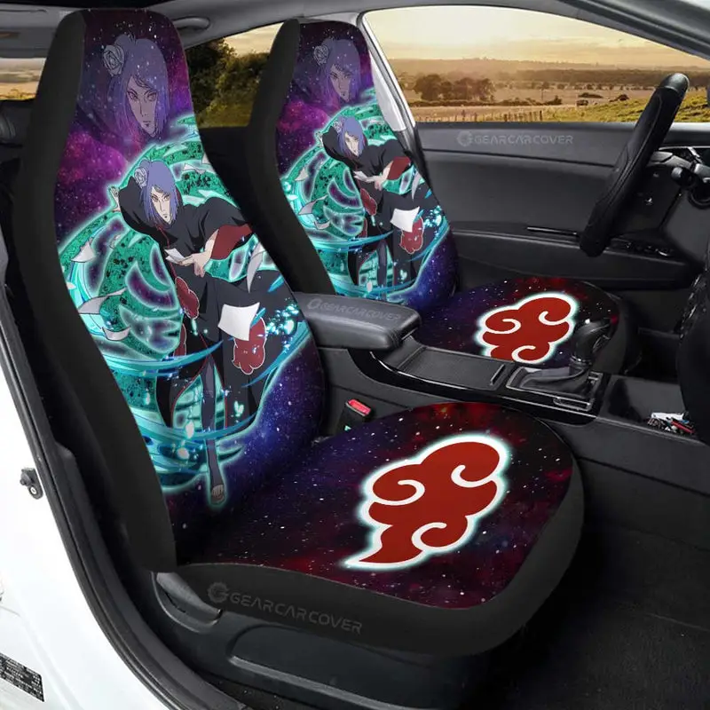Anime Car Seat Covers Custom Konan Galaxy Style Car Accessories 