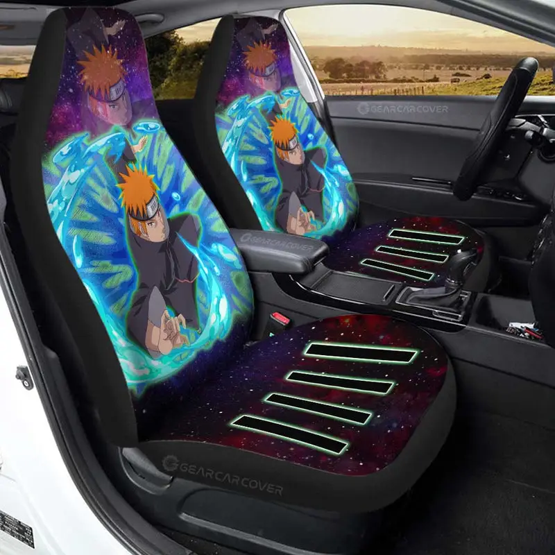 Anime Car Seat Covers Custom Yahiko Galaxy Style Car Accessories 