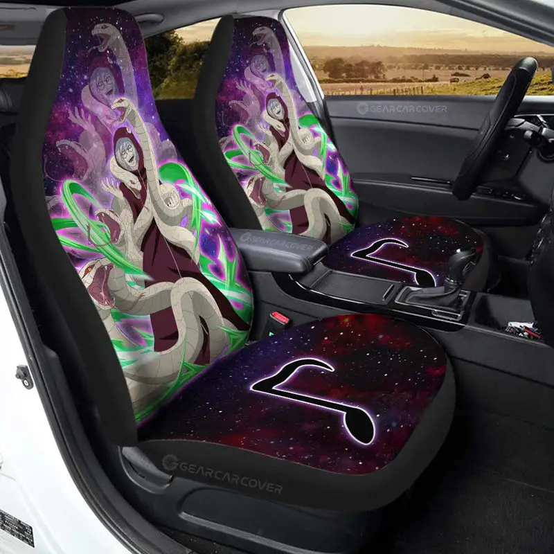 Anime Car Seat Covers Custom Yakushi Kabuto Galaxy Style Car Accessories 