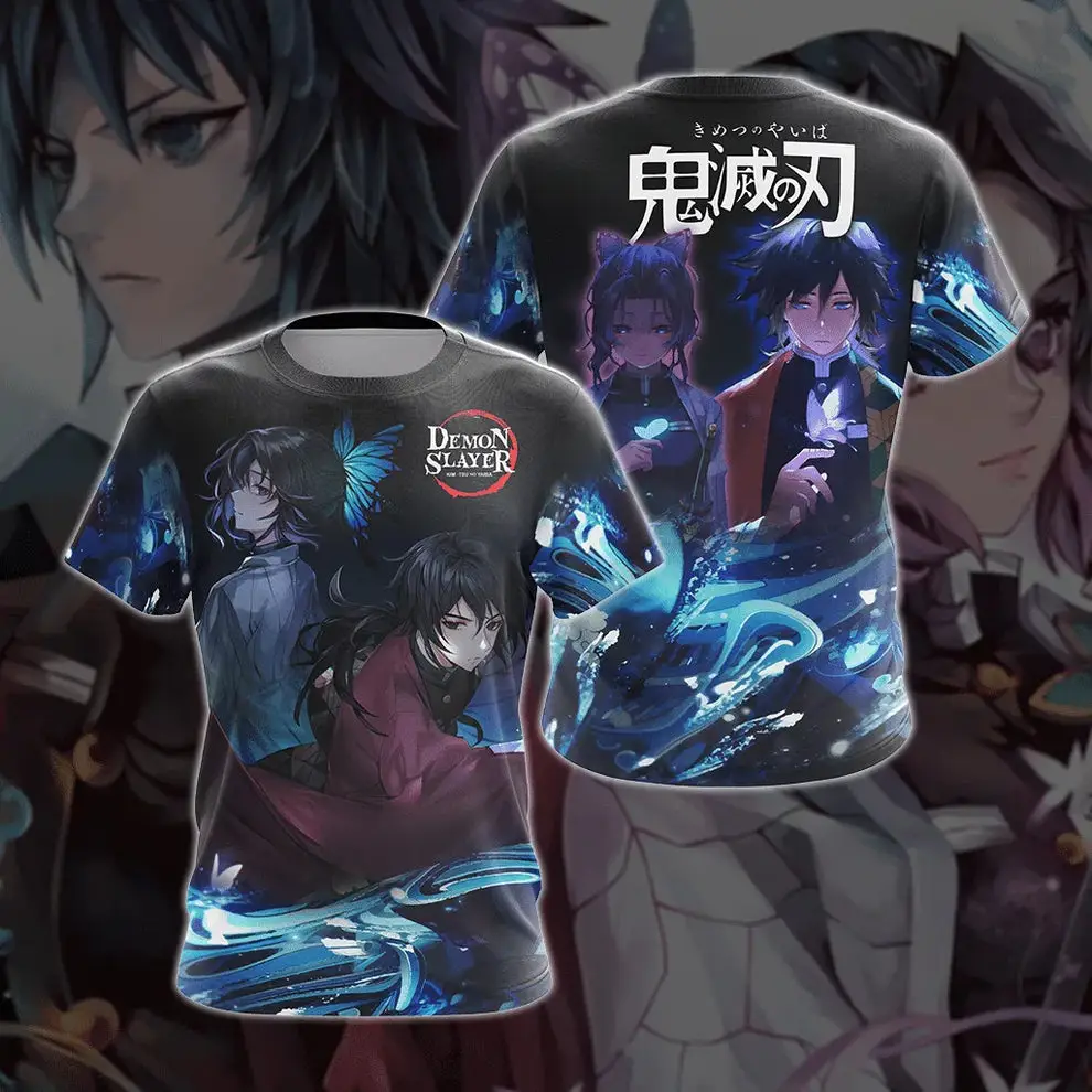Anime Demon Slayer Kids Coslpay Baseball Jersey, Demon Slayer Jersey - Benietee Shop