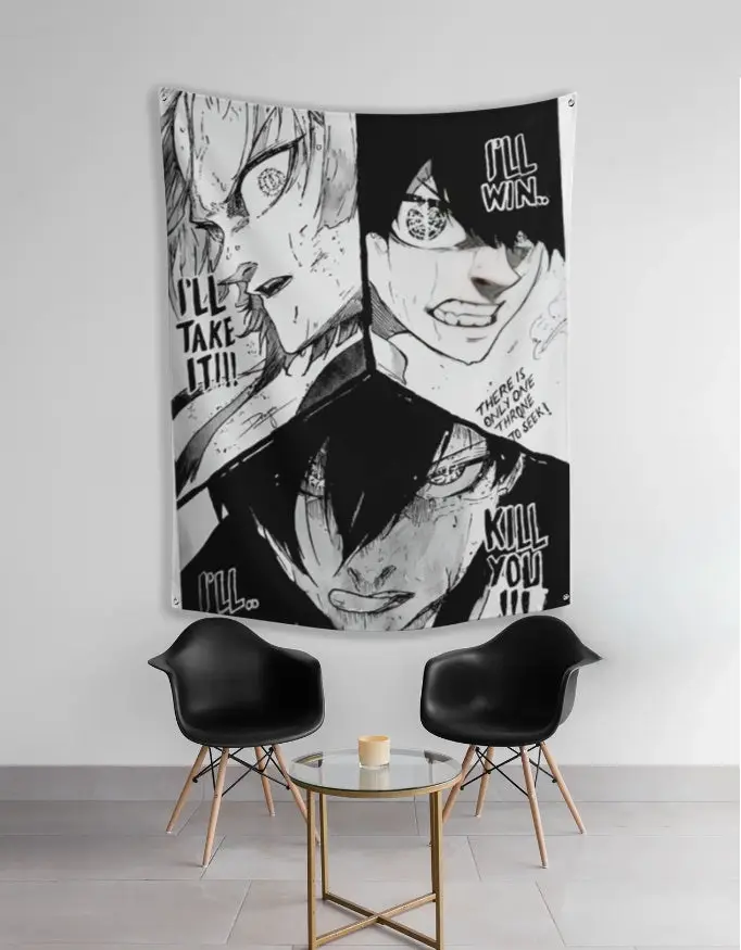 anime ego tapestry - Soft Manga Wall Art