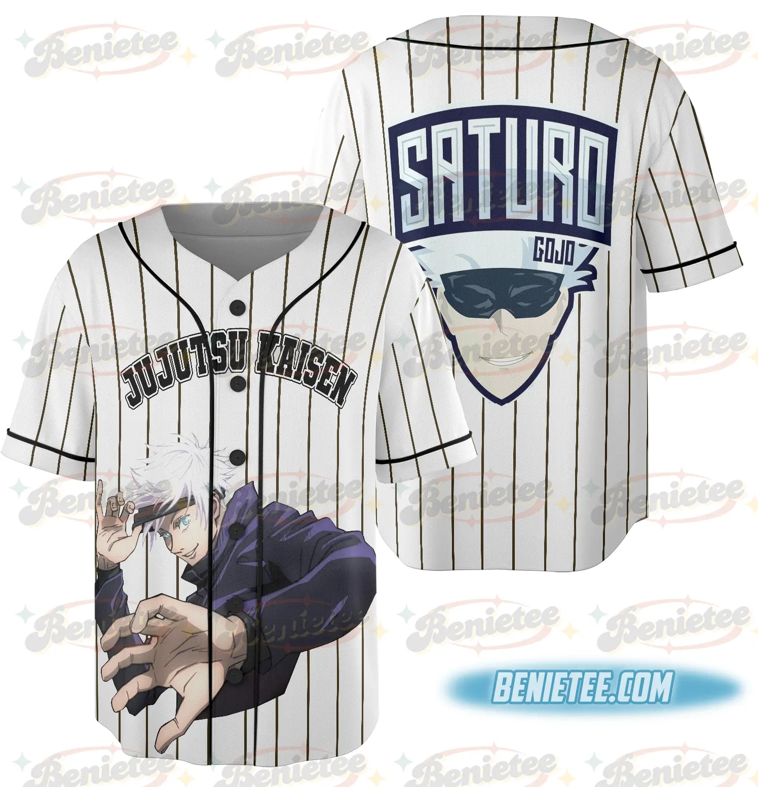 Anime Gojo Satoru Shirt Jersey - Benietee Shop