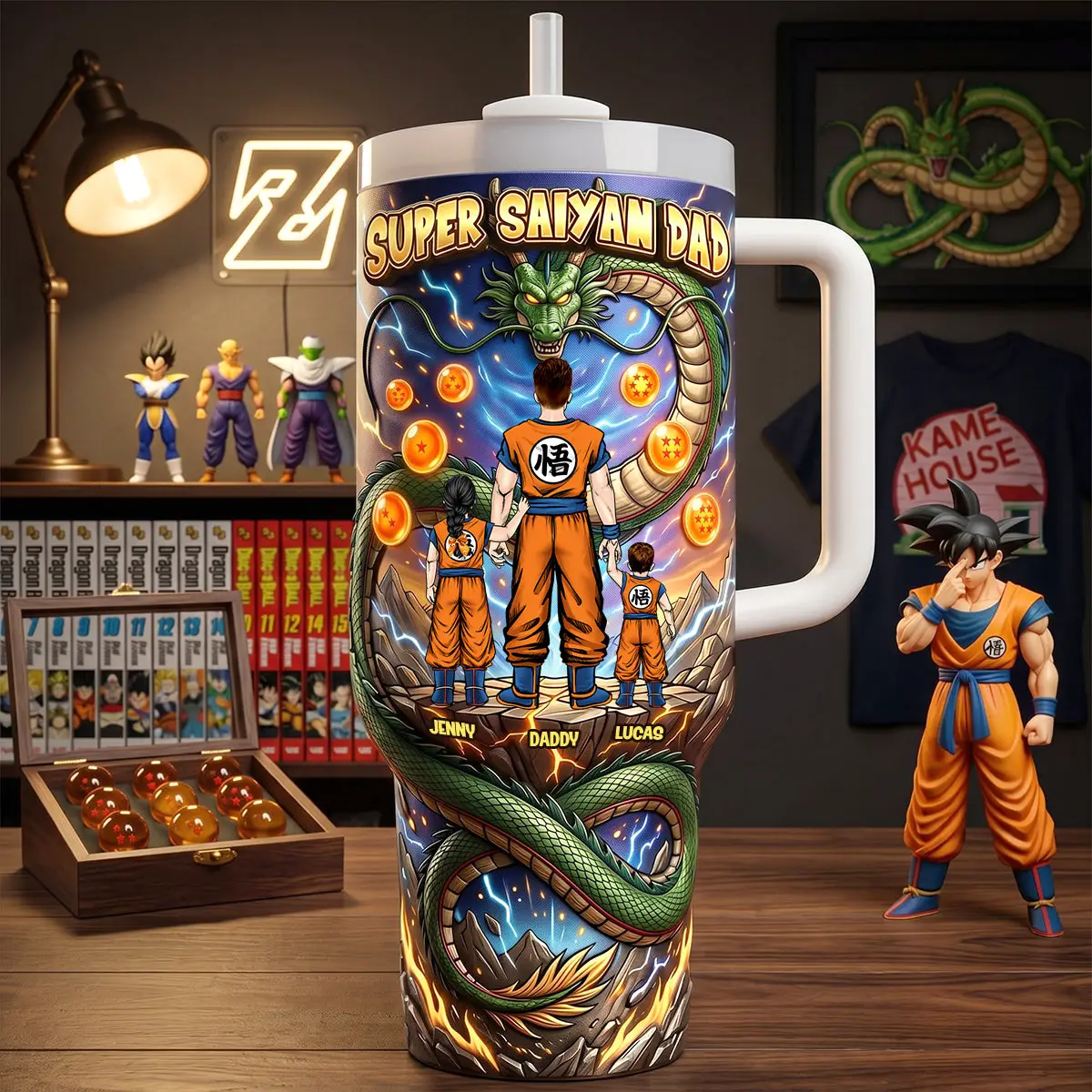 Anime Legendary Dad Tumbler  Gifts For Dad 05natn300426