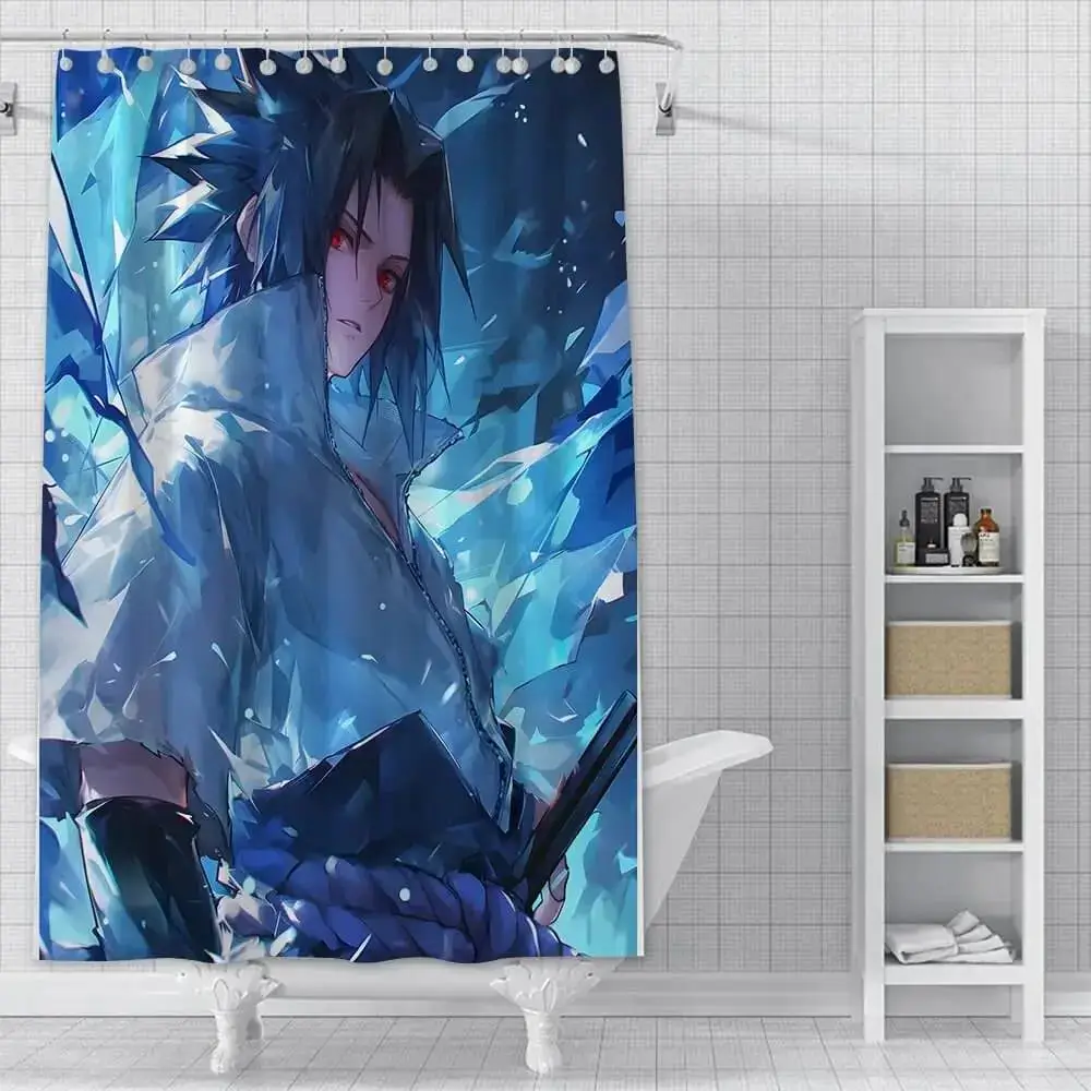 Anime Sasuke Shower Curtain