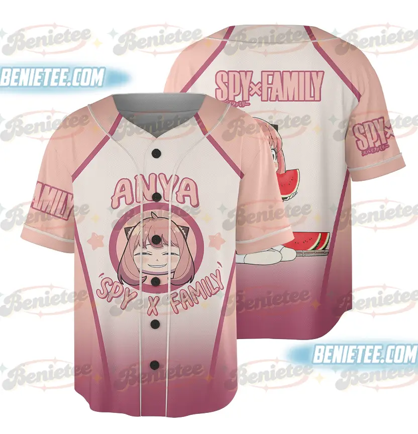 Anime Spy x Family Anya Forger 3D Baseball Jersey - Benietee Shop