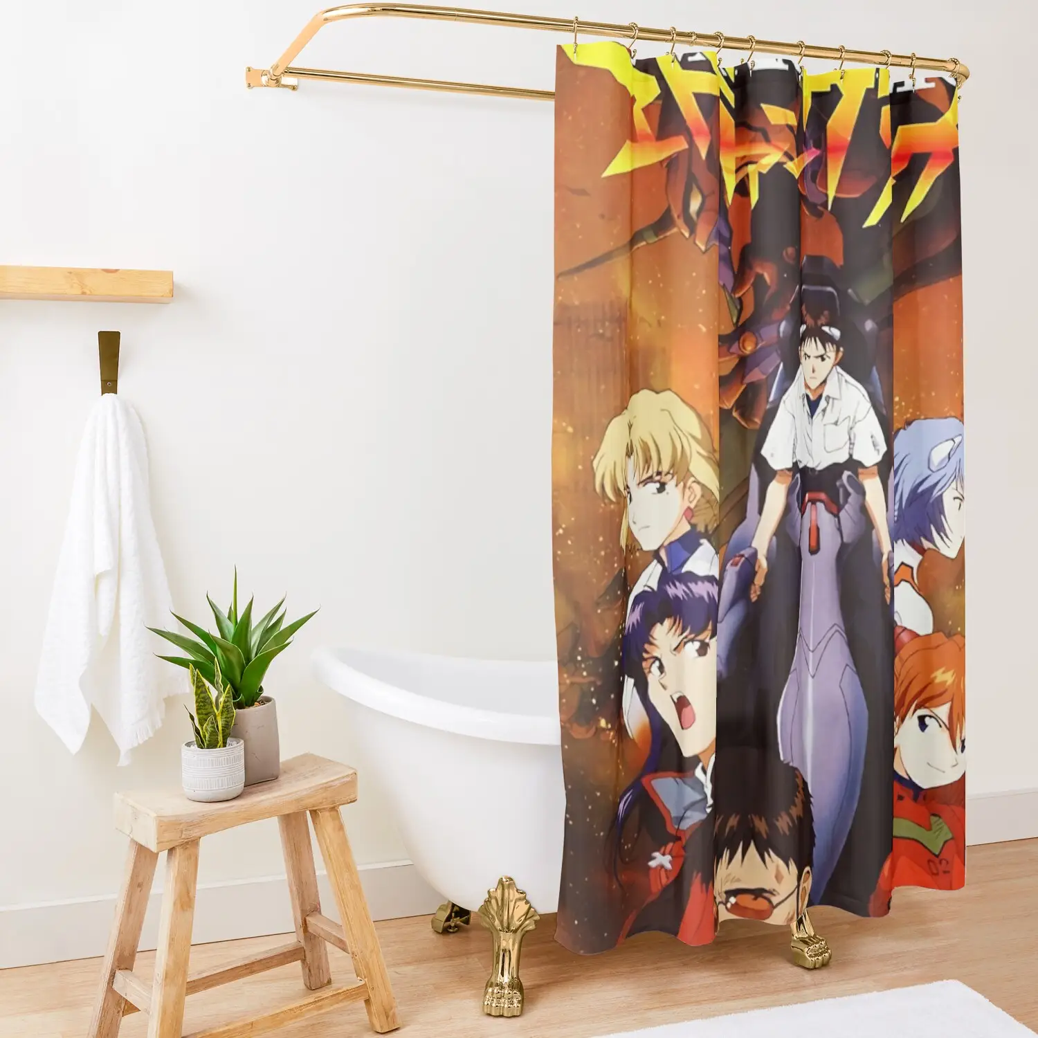 Anime Squad Shower Curtain Anime Shop