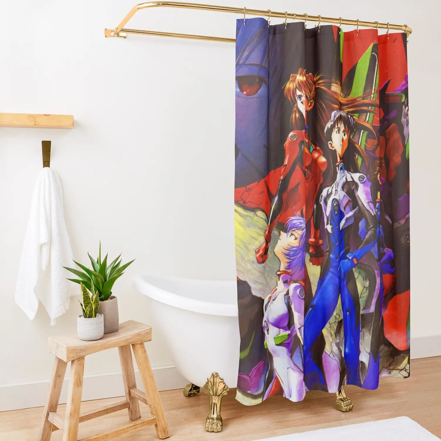 Anime Squad Shower Curtain Anime Shop