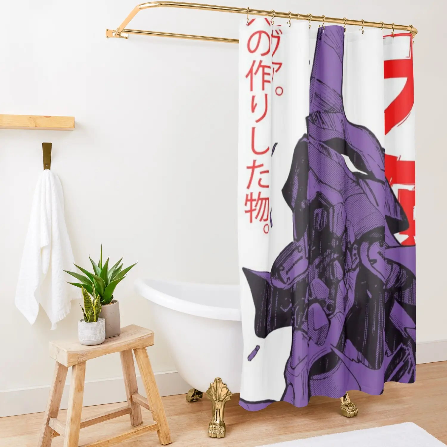 Anime Unit Shower Curtain Anime Shop