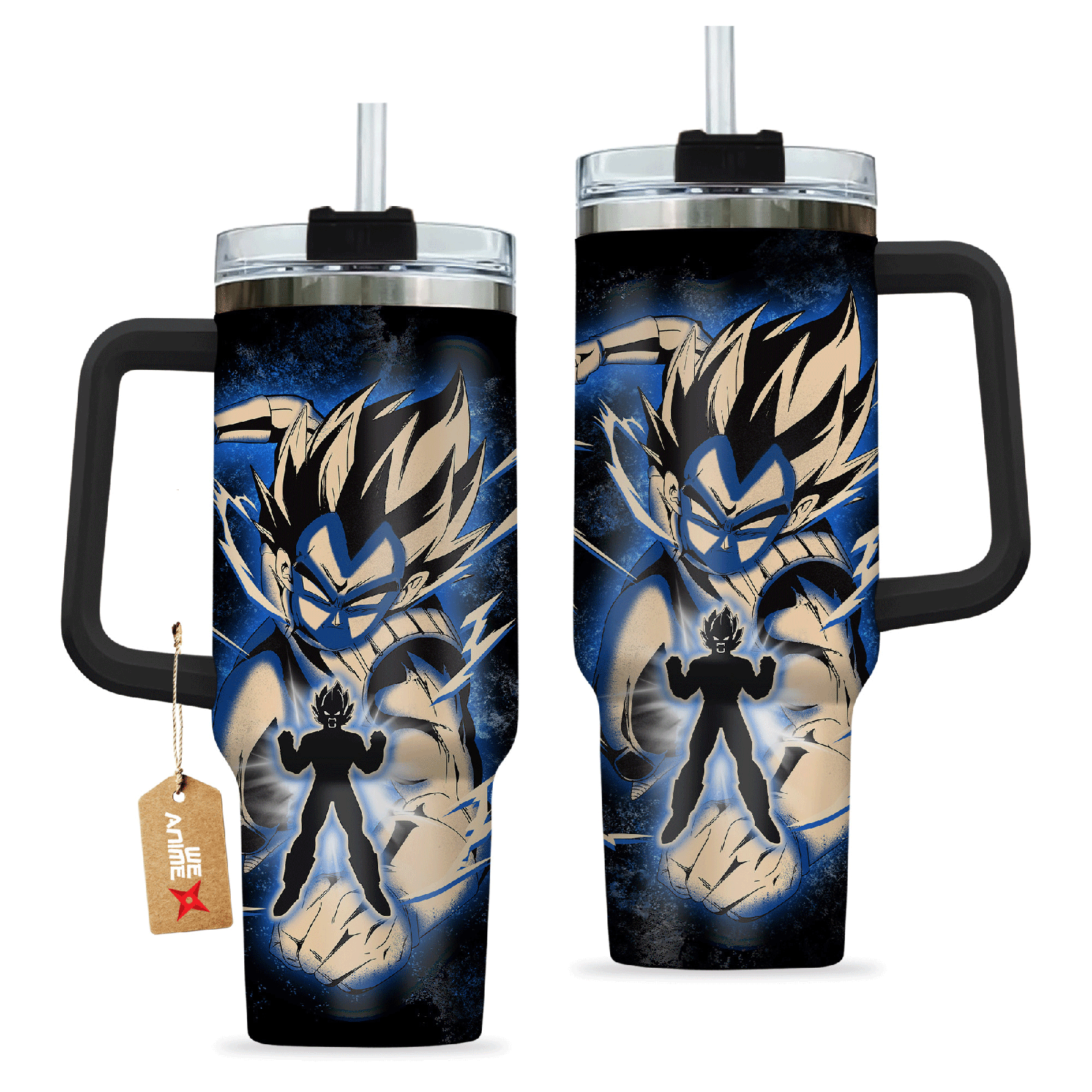 Animefansite Dragon Ball Vegeta Anime Custom  Quencher   40oz Stainless Steel Tumbler With Handle HG Personalized Anime Cup