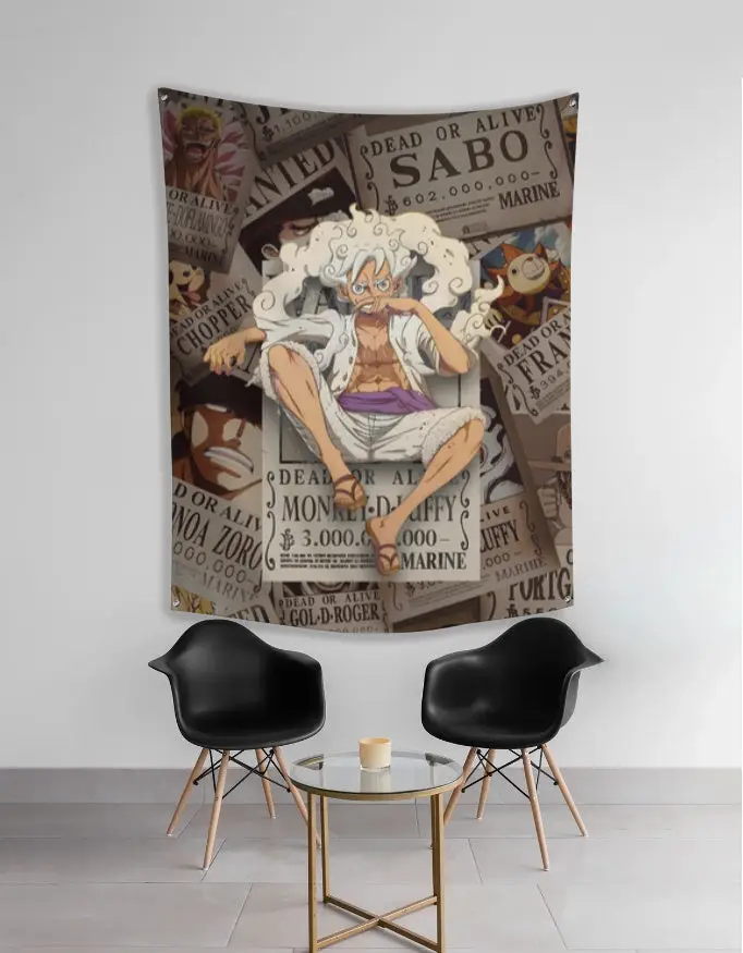 AnimeVerseStore: Gear 5 Nika tapestry - One Piece Wall Decor