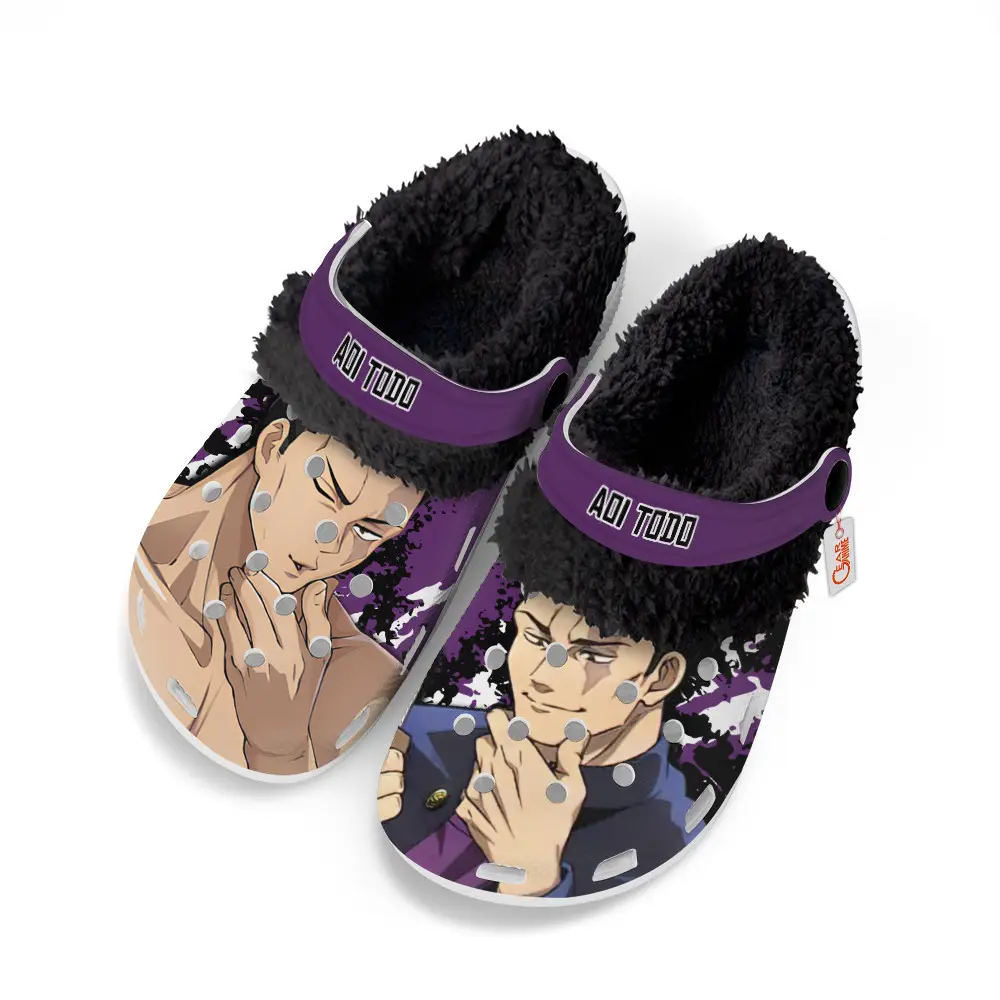 Aoi Todo Edition Fleece-Lined Clogs Personalized Name