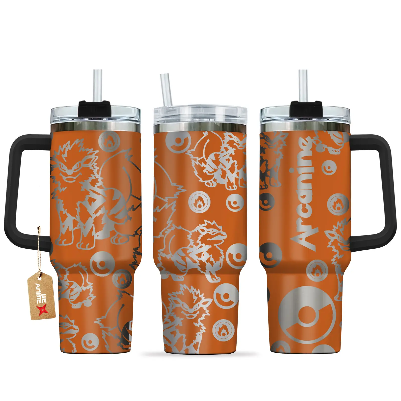 Arcanine Anime Tumbler 40oz Collection