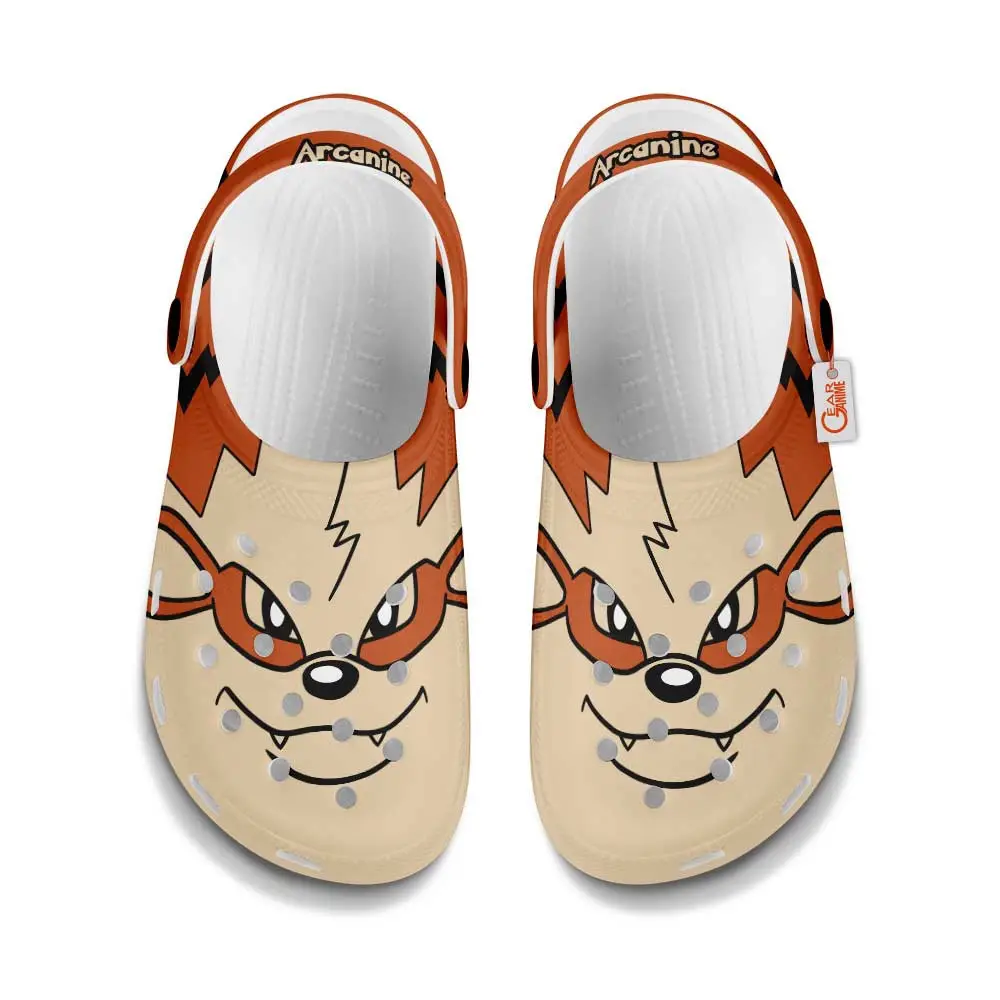 Arcanine Edition Custom Anime Clogs Funny Style