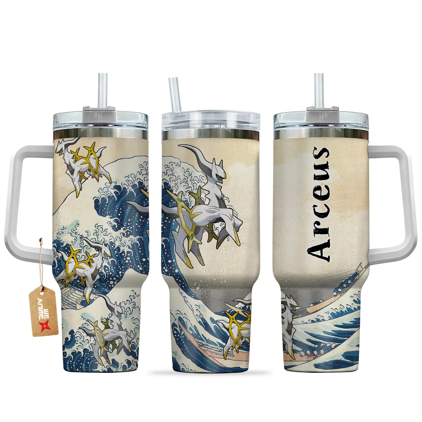 Arceus Anime Tumbler 40oz Kanagawa Collection