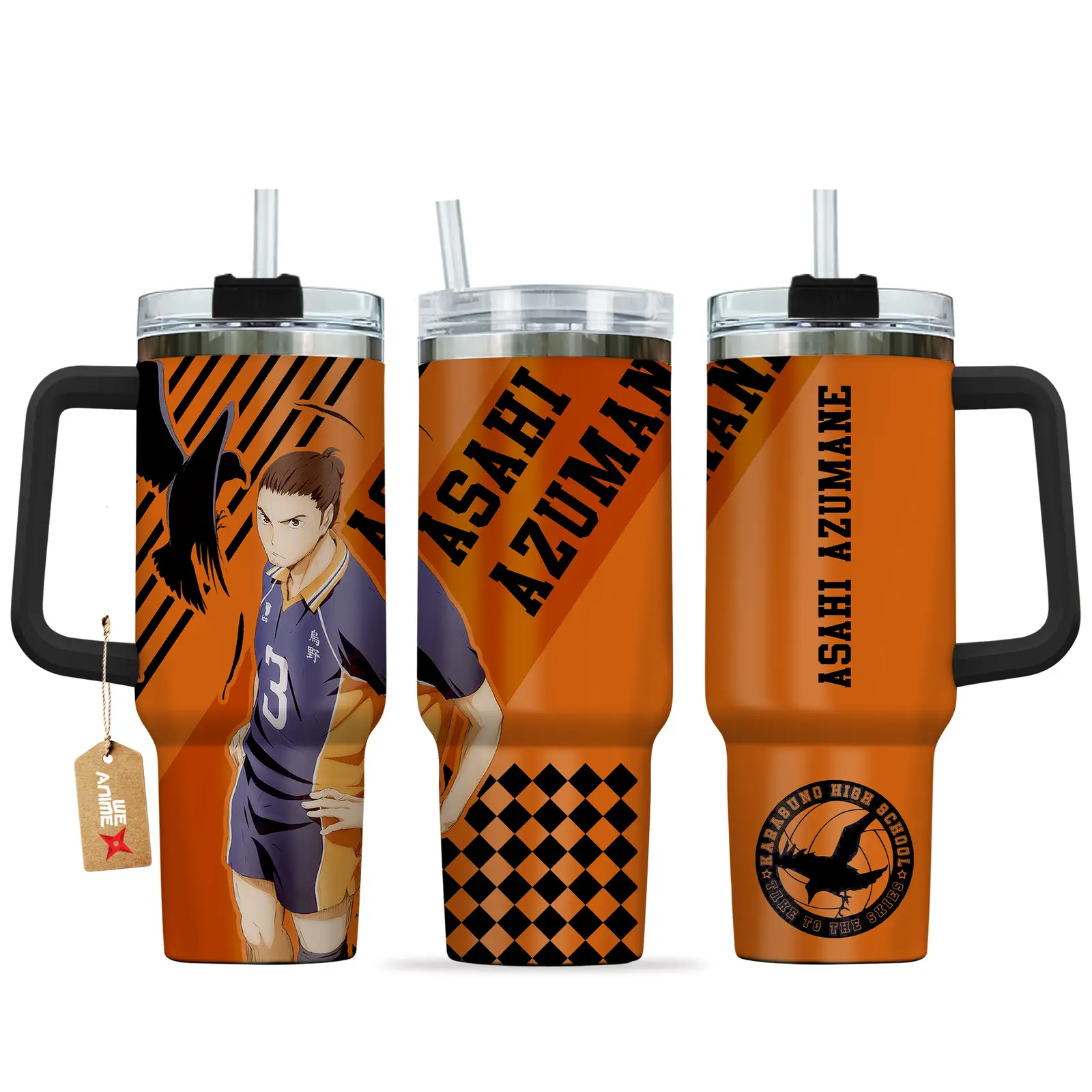 Asahi Azumane Anime Tumbler 40oz Collection