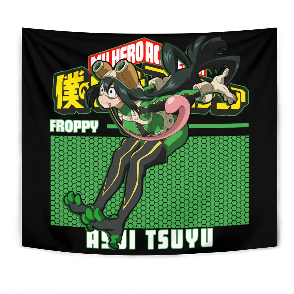 Asui Tsuyu Tapestry Custom Anime Wall Decor