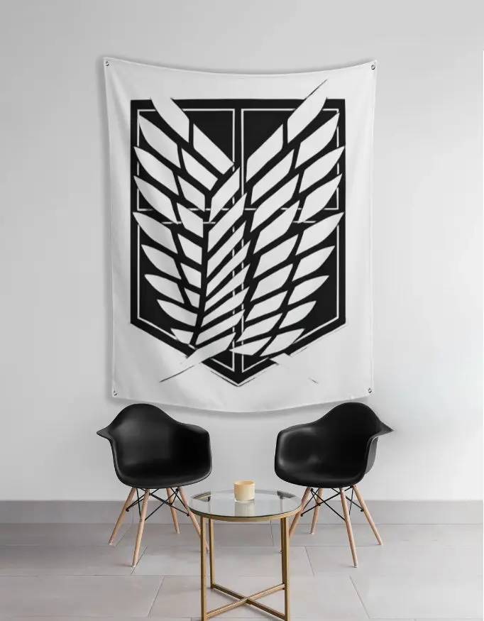Attack on Titan tapestry - Scout Emblem