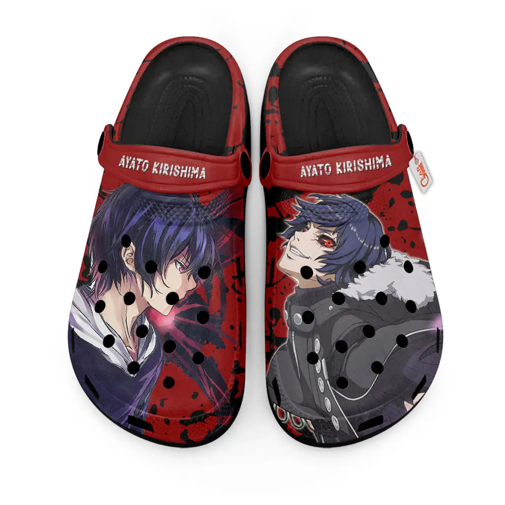 Ayato Kirishima Personalized Anime Clogs