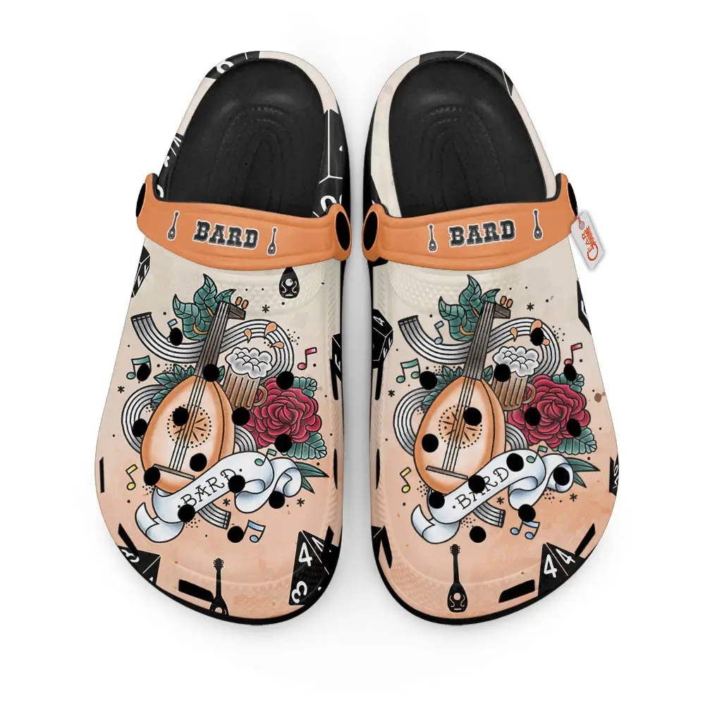 Bard Dungeons And Dragons Personalized Premium EVA Clogs