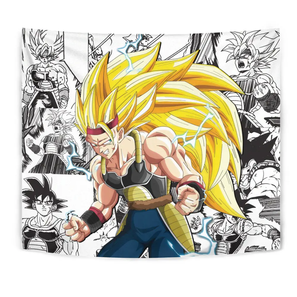 Bardock SSJ3 Tapestry Custom Anime Manga Wall Decor
